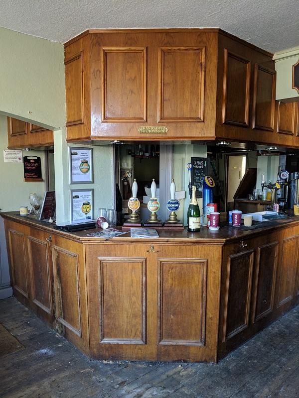 he old main bar inside the pub